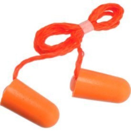 3M Disposable Earplugs, Bullet; Tapered Shape, 29.0 Decibel, Orange 7100099848